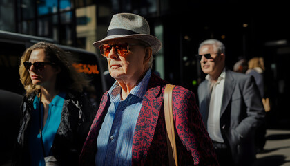 Fototapeta premium Take street photography with a busy mind and tell a story