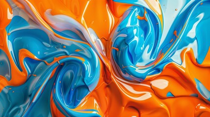 Colorful Abstract Fluid Art