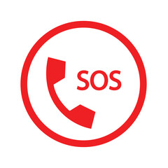 emergency call icon vector design