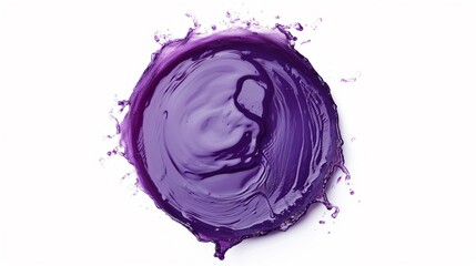 Fototapeta premium Purple Paint Splash Abstract