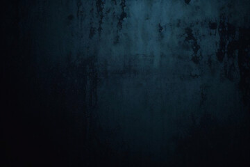 Fototapeta premium Abstract grunge sapphire blue background with marbled texture. Black blue abstract background. Navy blue grunge texture. Toned dark rough texture for any construction related 