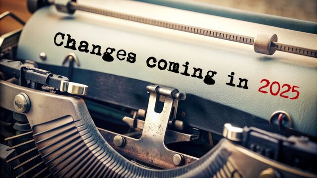 Changes Coming in 2025 on Vintage Typewriter.