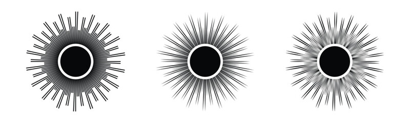 Sunburst Vintage hand drawn sunburst vector illustration Sunrise. Retro sunburst design. Big collection sunburst best quality. Burs. Sunrise rays light burst line shine sunshine sunbeam vintage border