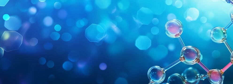Science banner with copyspace. A strict systematic discipline that builds and organises knowledge in the form of testable hypotheses and predictions about the world.