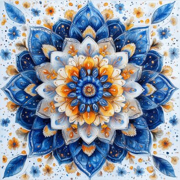 Craft a mesmerizing mandala design viewed from abo  817 flower, pattern, art, mandala, design, decoration, plant, nature, barcelona, fractal, mosaic, illustration, floral, texture 