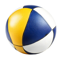 Fototapeta premium High-Detail Photography of a Vibrant Volleyball on a Plain White Background Transparent PNG 