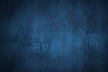 Obraz premium Abstract grunge sapphire blue background with marbled texture. Black blue abstract background. Navy blue grunge texture. Toned dark rough texture for any construction related 
