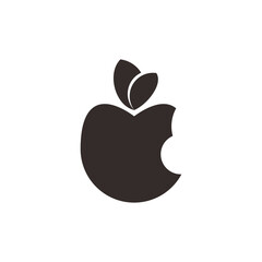 black apple illustration