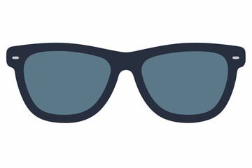 Sunglasses icon, sunglasses vector silhouette