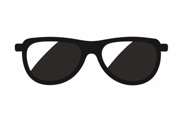 Fototapeta premium Sunglasses icon, sunglasses vector silhouette