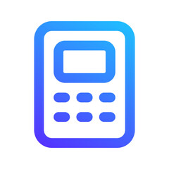 calculator gradient icon