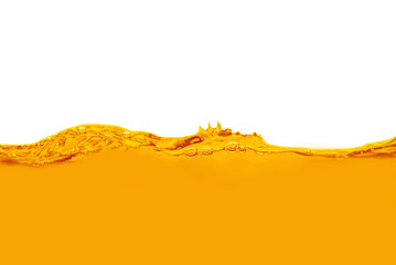 orange juice splash isolated