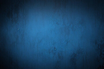 Fototapeta premium Abstract grunge sapphire blue background with marbled texture. Black blue abstract background. Navy blue grunge texture. Toned dark rough texture for any construction related 