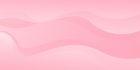 Abstract colorful pink curve background, pink beauty dynamic wallpaper with wave shapes. Template banner background for beauty products, sales, ads, pages, events, web, and others