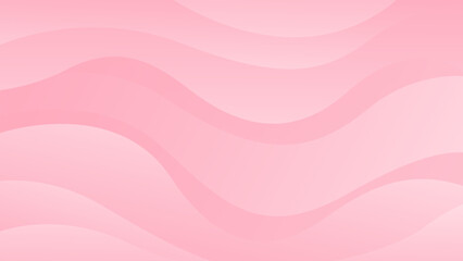 Abstract colorful pink curve background, pink beauty dynamic wallpaper with wave shapes. Template banner background for beauty products, sales, ads, pages, events, web, and others