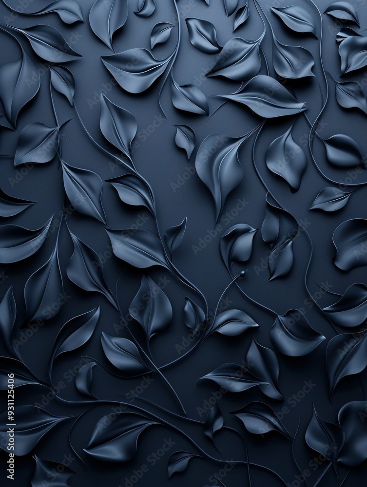 Poster an elegant 3d background with intricate, embossed patterns and a sleek, modern finish, providing a l