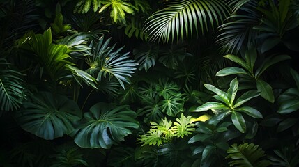 4. A detailed view of poisonous plants in a dense jungle setting