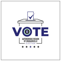 Autonomous Region of Bougainvillea vote, voting, hand leaving vote, positive vote, negative vote, hand leaving paper in ballot box, elections, election of ruler.