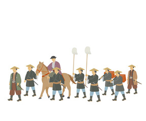 参勤交代　江戸時代の人々