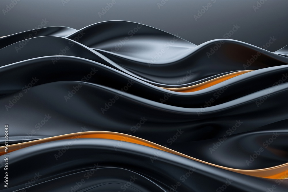 Poster a luxurious 3d background featuring a blend of glossy and matte finishes, ideal for upscale branding