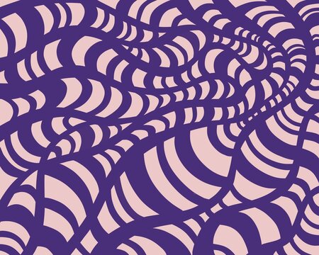 Abstract dinamic 3d illusion line art poster pattern background illustration layout wall art fabric textile print art