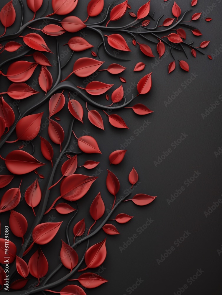 Poster a posh 3d background with intricate designs and a rich color scheme, offering a premium look with pl