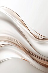 Obraz premium A deluxe 3D background with smooth, flowing lines and a high-gloss finish, perfect for luxury product presentations with ample space for text.
