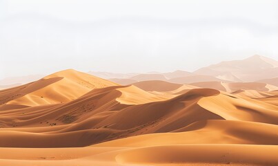 Sand dunes in the Sahara Desert, Merzouga, Morocco. 