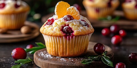 cranberry orange muffin 
