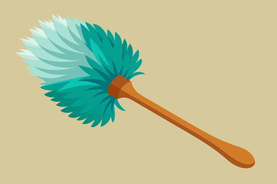 recommend clip art: Feather duster vector isolated vector