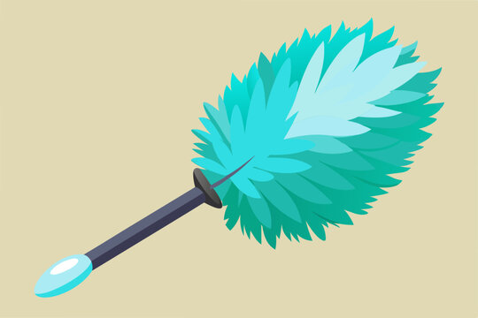 recommend clip art: Feather duster vector isolated vector