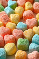 Colorful marshmallow pattern background