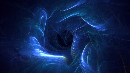 3D manual rendering abstract colorful fractal light background. Its not AI Generatd illustration.