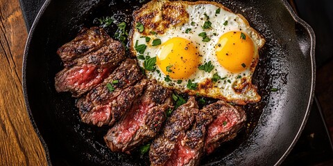 steak aand eggs