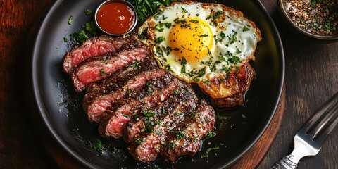 steak aand eggs