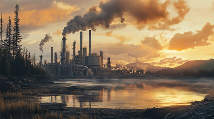 eco-disaster, environmental catastrophes like climate change, deforestation, and pollution caused by human activity