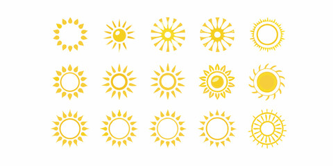 Sun Icon Set