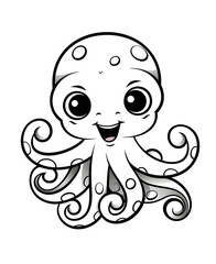 funny octopus cartoon