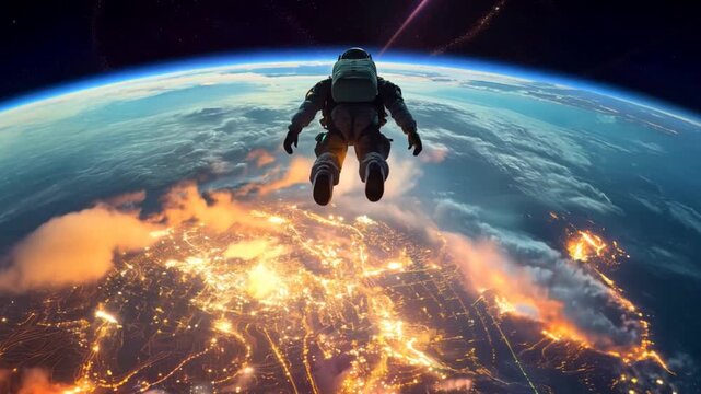 US soldiers parachuting