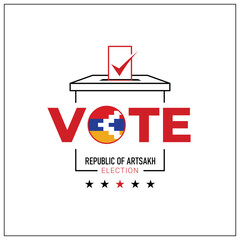 Republic of Artsakh voting, going to vote, voting, hand leaving vote, positive vote, negative vote, hand leaving paper in ballot box, elections, election of ruler.