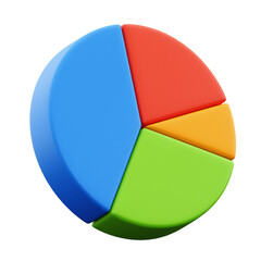 3D Pie Chart Illustration