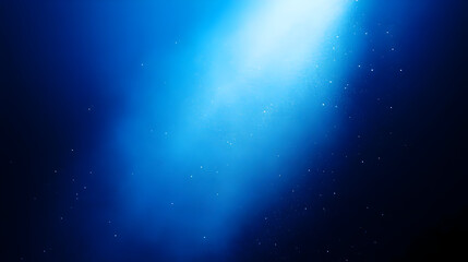 A serene underwater scene with light rays illuminating the depths.