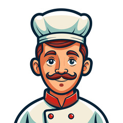 Obraz premium chef holding a tray