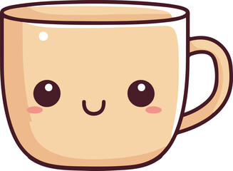 Cute Cup clipart desing illustration