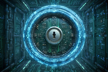 Obraz premium Explore the evolving landscape of data privacy in the digital age