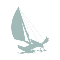 Catamaran Boat icon