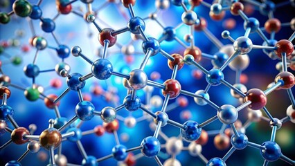 Molecular components creating complex structures , molecular, chemistry, compounds, structure, biology, science, complex
