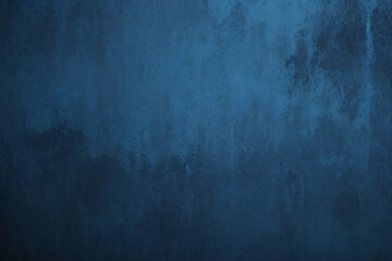 Fototapeta premium Black dark azure cobalt sapphire blue abstract background. Color gradient. Geometric shape. Wave, wavy curved line. Rough grunge grain noise. Light neon metallic shine shimmer bright. Design 