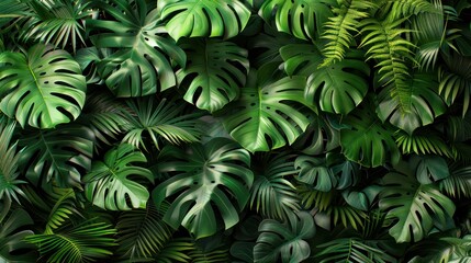 Tropical Leaf Wall
