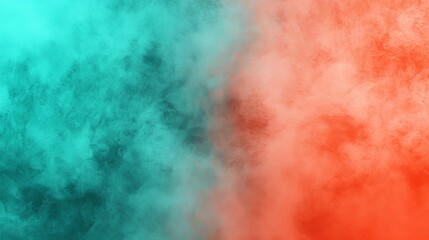 Fototapeta premium Gradient diffuse background illustration featuring coral and turquoise hues with subtle color differences, high-resolution 8k graphic art.